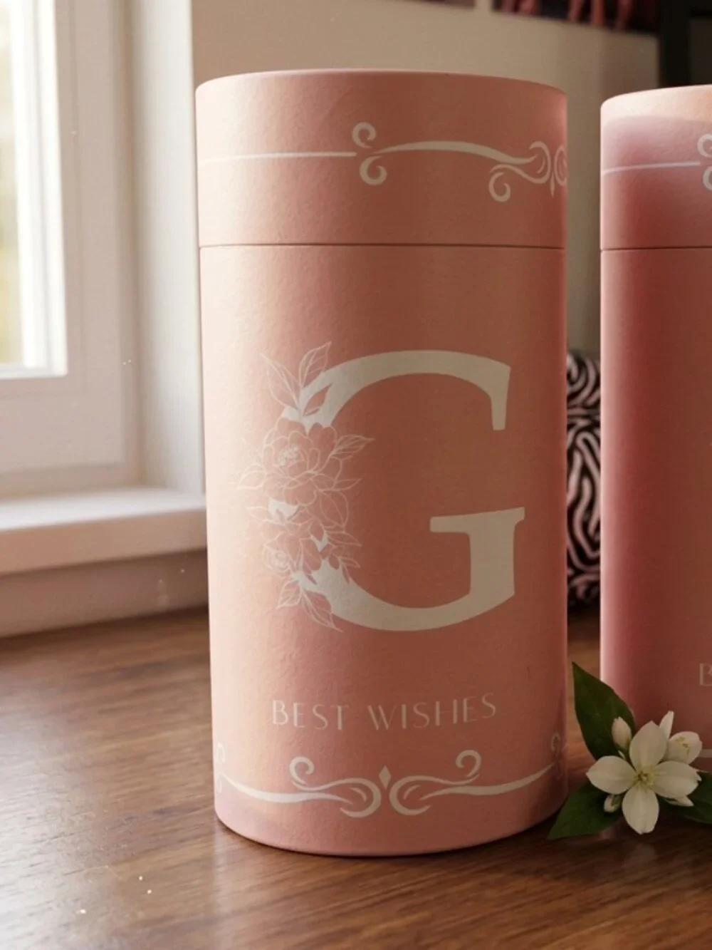 Elegant Pink Monogram 